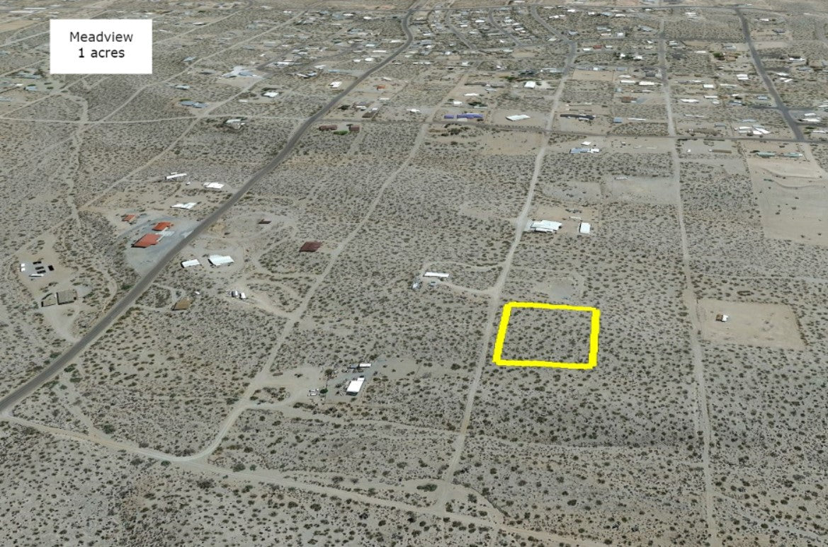 Beautiful 1 acre Meadview lot with majestic views in the Meadview Civic Association