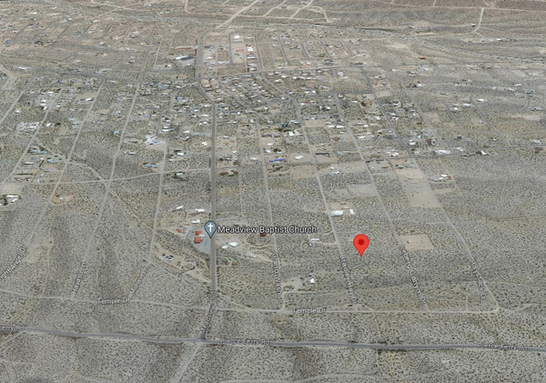 Beautiful 1 acre Meadview lot with majestic views in the Meadview Civic Association